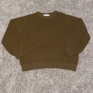 Brown sweater